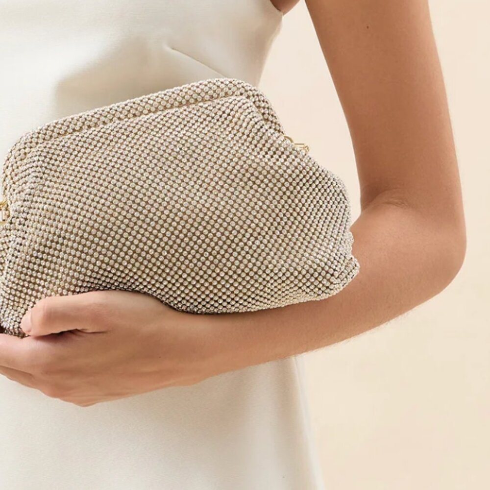 Loeffler Randall crystal-embellished shoulder bag